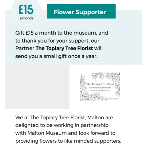 Flowers - a summary of our £15 giving scheme