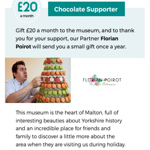 Chocolate - a summary of our £20 giving scheme