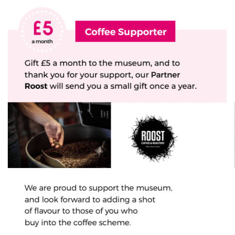 Coffee - a summary of our £5 giving scheme