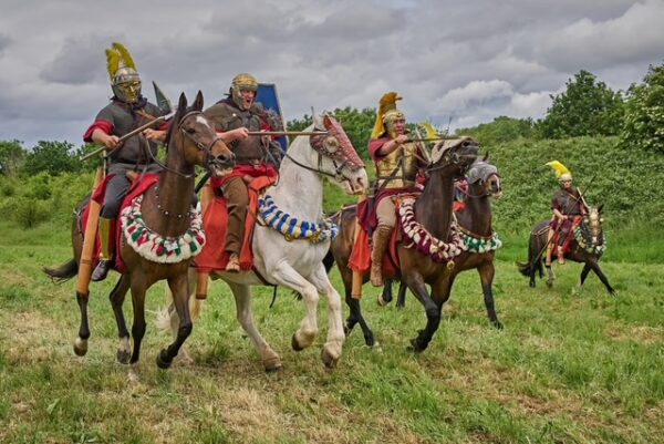 The Northern Horse Roman Reenactment Battle Ready
